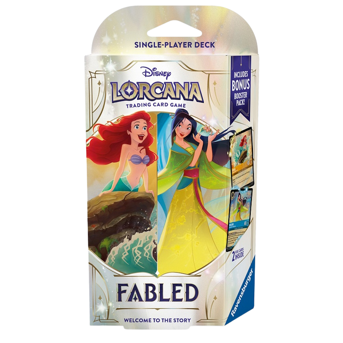 Lorcana: Fabled Starter Deck Amber and Sapphire 