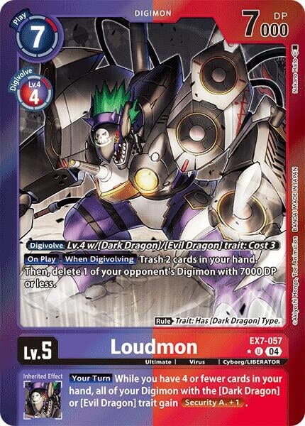 Loudmon (Foil) (EX7-057 U) 