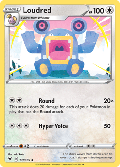 Loudred [SWSH04: Vivid Voltage] 