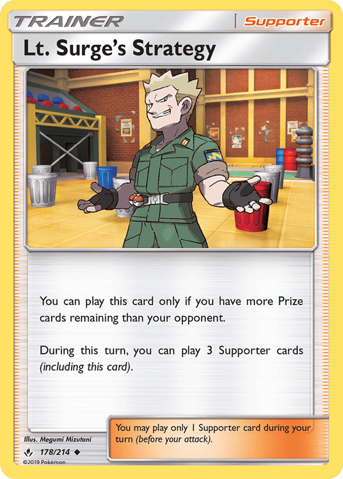Lt. Surge's Strategy (178/214) [Sun & Moon: Unbroken Bonds] 