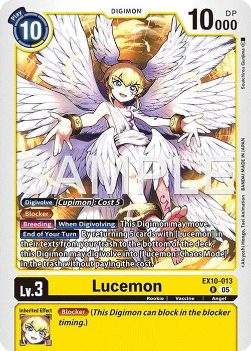 Lucemon (#EX10-013 R) (Sinister Order) Near Mint Foil 