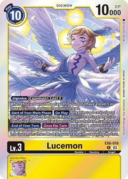Lucemon (EX6-018 R) 