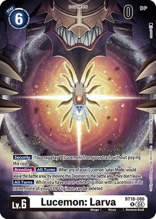 Lucemon: Larva (BT18-086 R) 