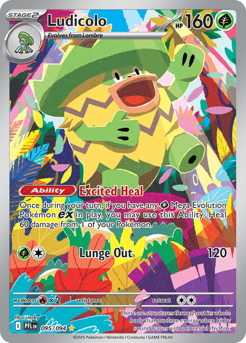 Ludicolo (095/094) [Mega Evolution: Phantasmal Flames] 
