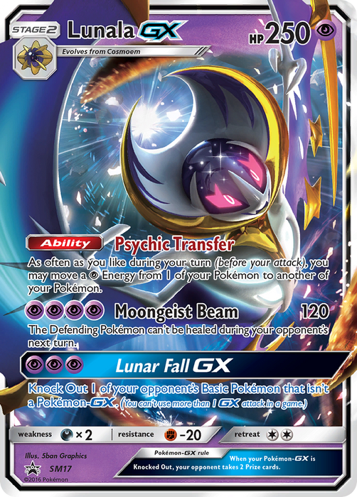 Lunala GX (SM17) [Sun & Moon: Black Star Promos] 
