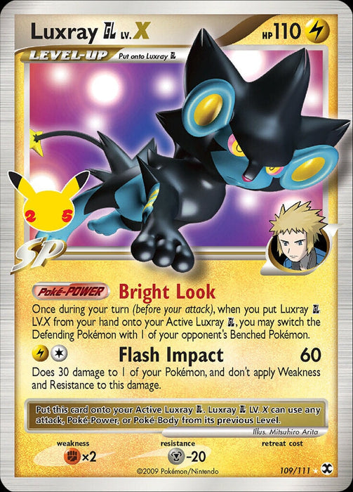 Luxray GL LV.X (109/111) [Celebrations: Classic Collection] 