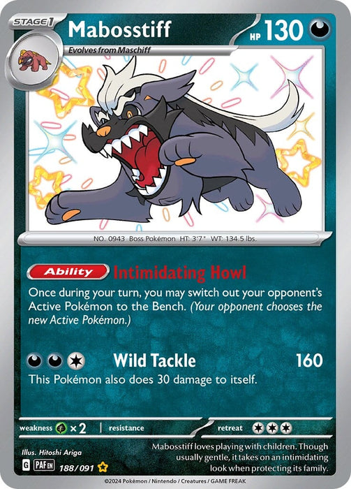 Mabosstiff (188/091) [Scarlet & Violet: Paldean Fates] 