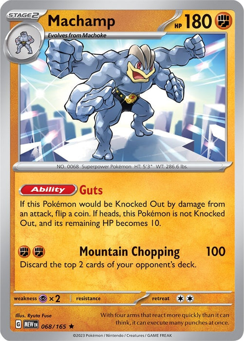 Machamp (068/165) [Scarlet & Violet: 151] 