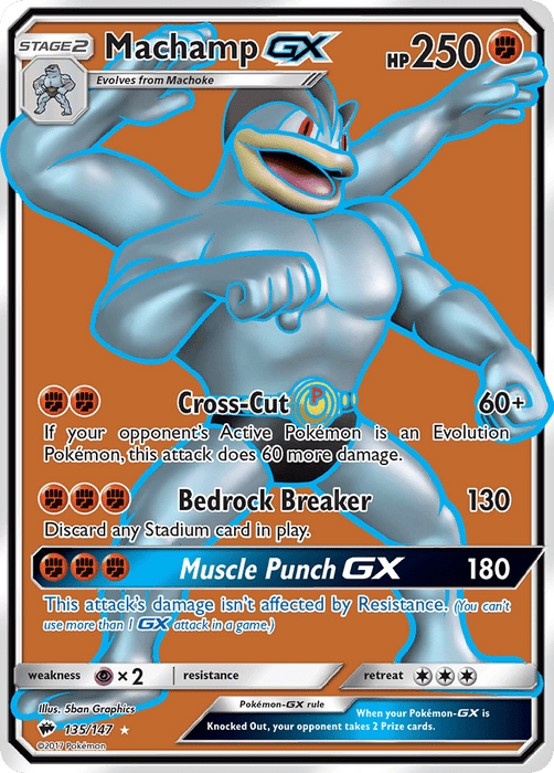Machamp GX (Full Art) [SM - Burning Shadows] 