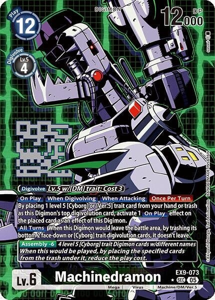 Machinedramon (Alternate Art) (EX9-073 SEC) 