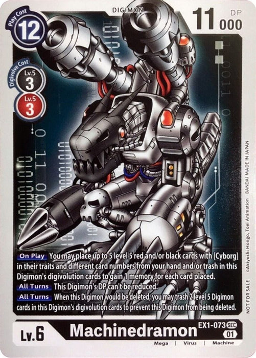 Machinedramon (#EX1-073 SEC) (Revision Pack Cards) Near Mint 
