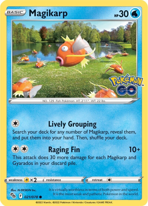 Magikarp (021/078) [Pokemon GO] 