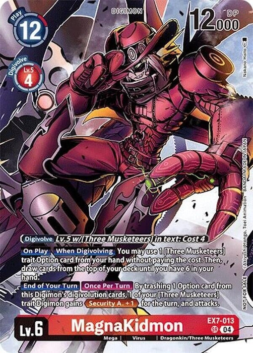MagnaKidmon (Alternate Art) (Box Topper) (EX7-013 SR) 