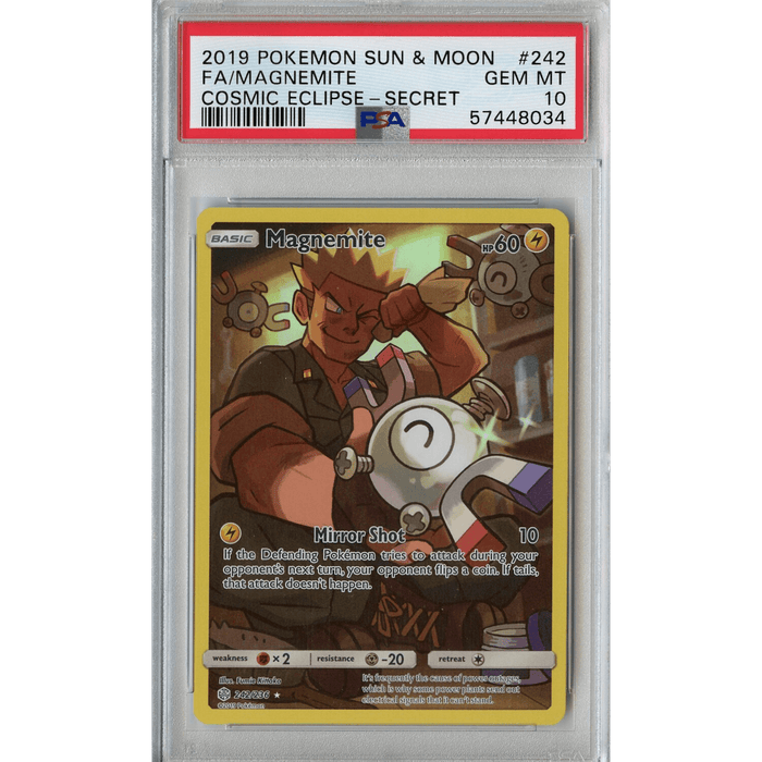 Magnemite (242/236) - Full Art - Cosmic Eclipse [PSA 10] 