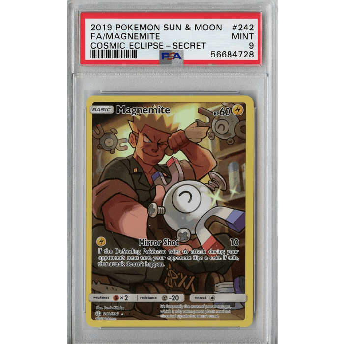 Magnemite (242/236) - Full Art - Cosmic Eclipse [PSA 9] 
