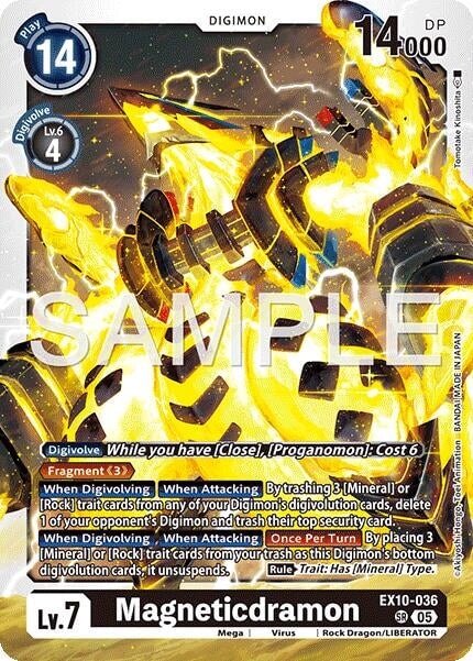 Magneticdramon (EX10-036 SR) 