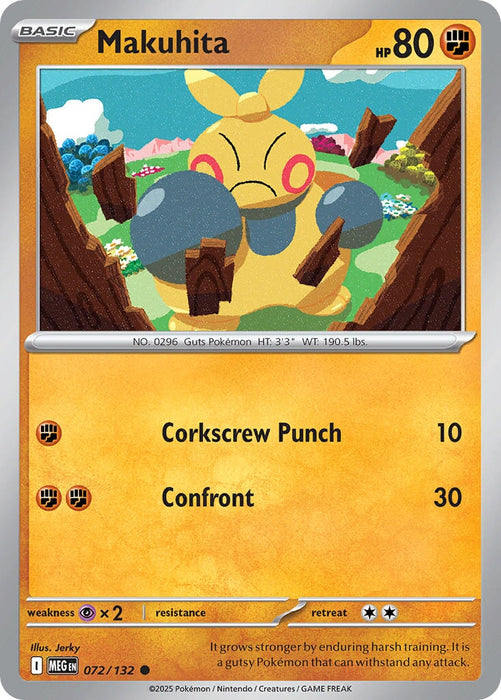 Makuhita (072/132) [Mega Evolution: Base Set] 