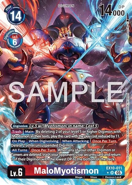 MaloMyotismon (Alternate Art) (EX10-011 SR) 