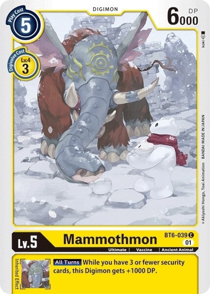 Mammothmon (BT6-039 C) 