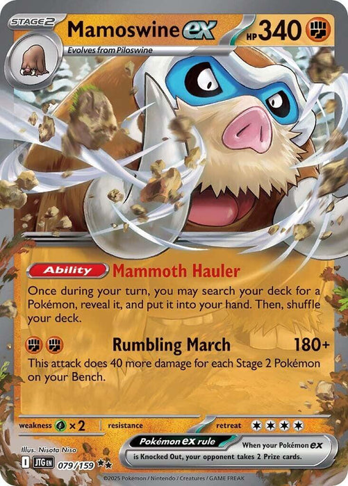 Mamoswine ex (079/159) [Scarlet & Violet: Journey Together] 
