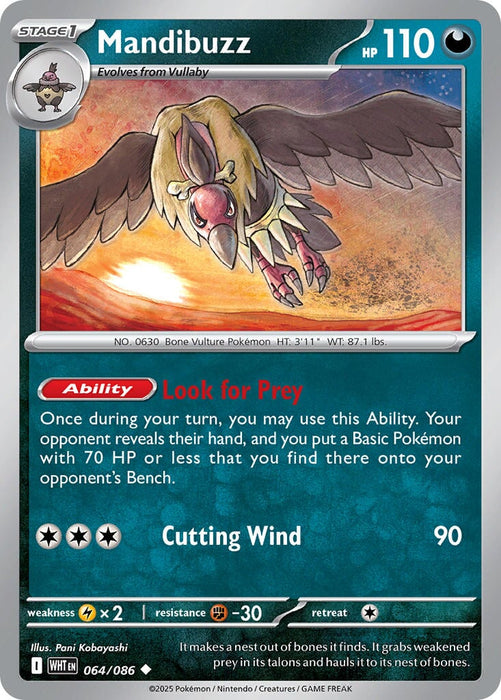 Mandibuzz (064/086) [Scarlet & Violet: White Flare] 