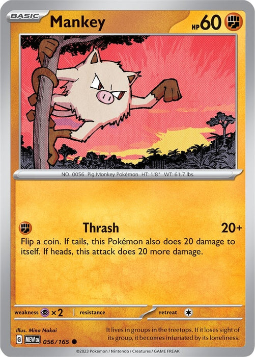 Mankey (056/165) [Scarlet & Violet: 151] 