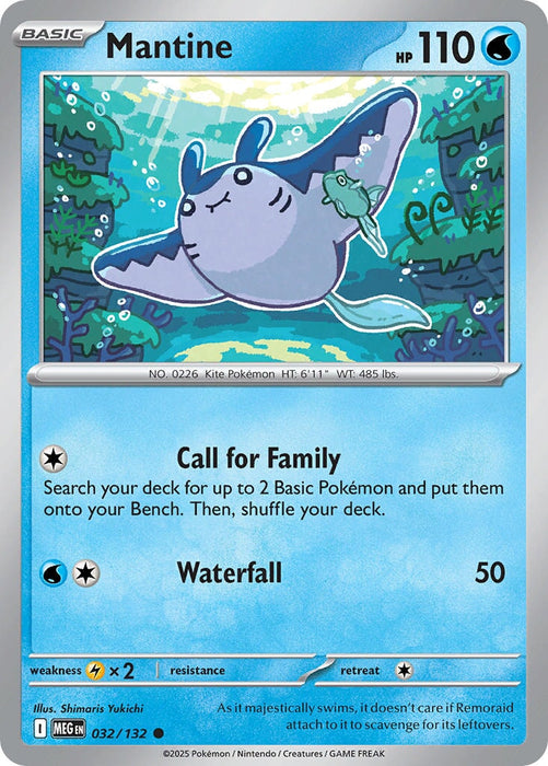 Mantine (032/132) [Mega Evolution: Base Set] 