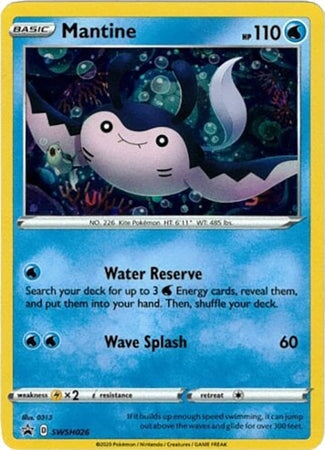 Mantine (SWSH026) [Sword & Shield: Black Star Promos] 