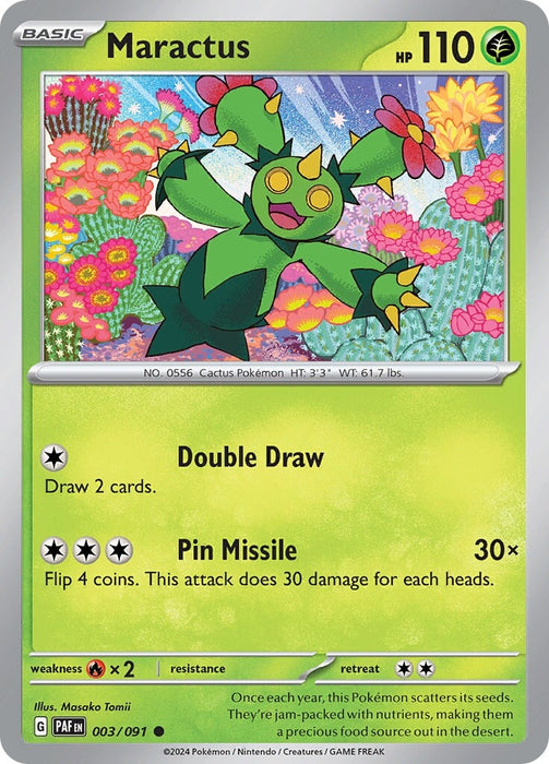 Maractus (003/091) [Scarlet & Violet: Paldean Fates] 