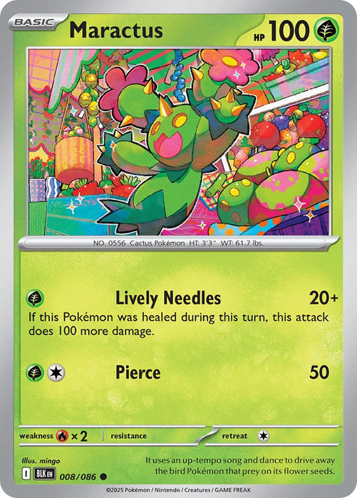 Maractus (008/086) [Scarlet & Violet: Black Bolt] 