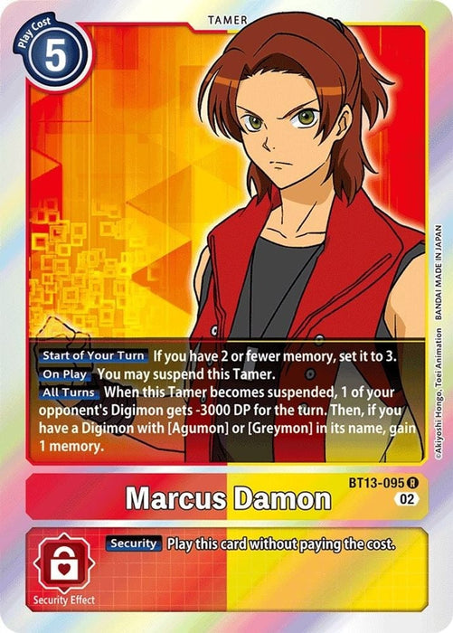 Marcus Damon (#BT13-095 R) (Versus Royal Knights) Near Mint Foil 