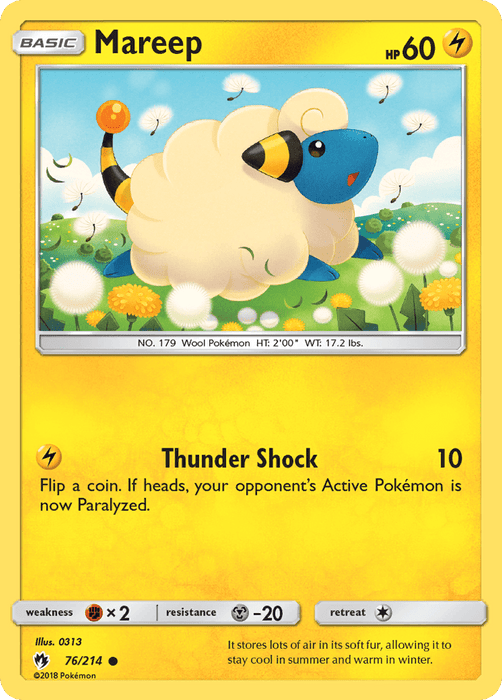 Mareep (76) [SM - Lost Thunder] 
