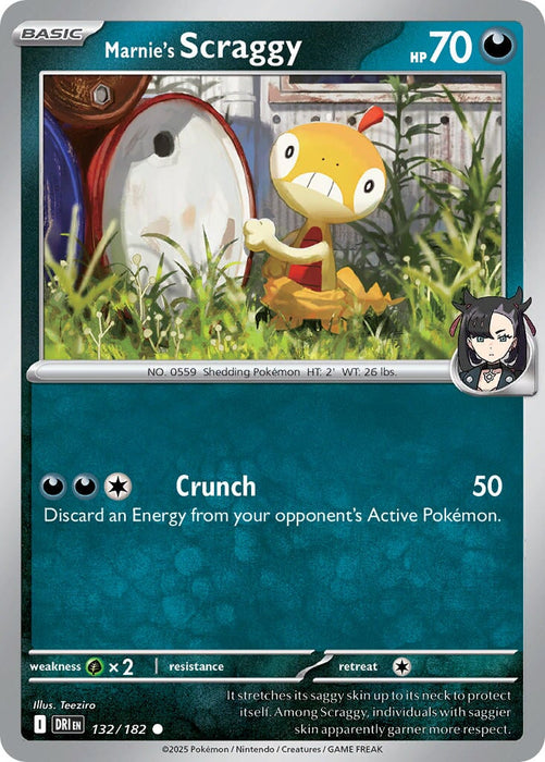 Marnie's Scraggy (132/182) [Scarlet & Violet: Destined Rivals] 