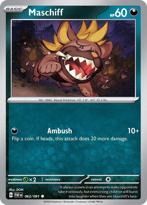 Maschiff (062/091) [Scarlet & Violet: Paldean Fates] 