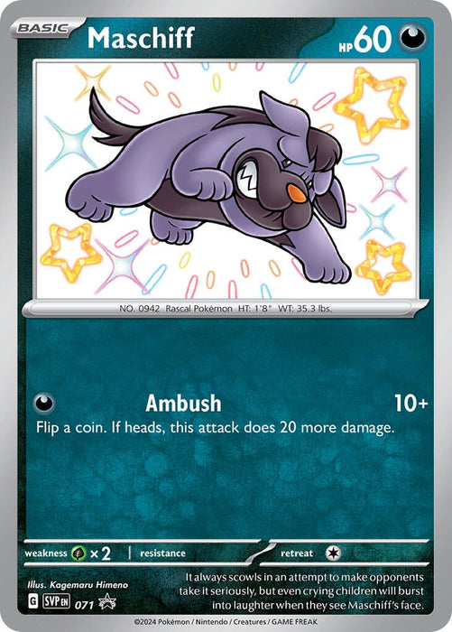 Maschiff (SVP071) [Scarlet & Violet: Black Star Promos] 