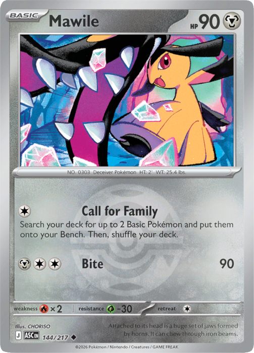 Mawile (Dusk Ball) (144/217) [Mega Evolution: Ascended Heroes]