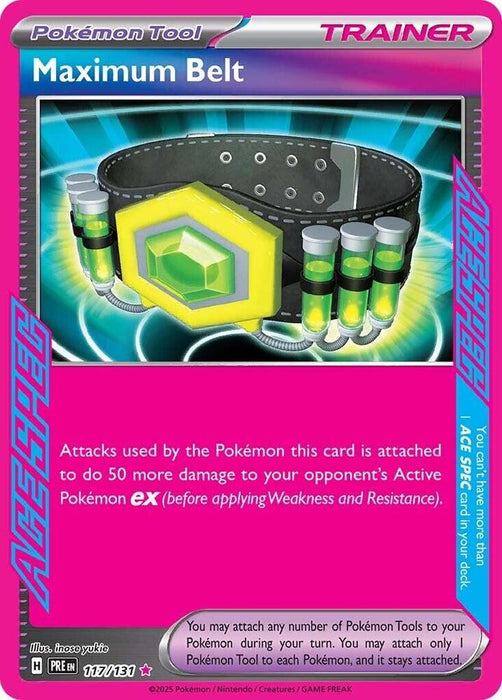 Maximum Belt (117/131) [Scarlet & Violet: Prismatic Evolutions] 