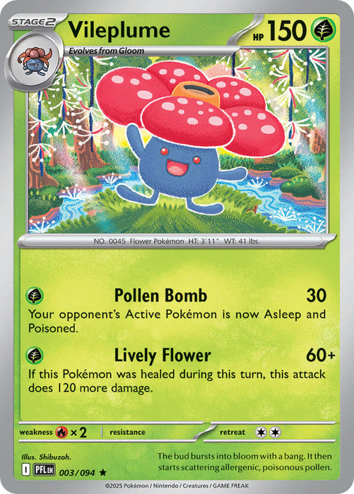 Vileplume (003/094) [Mega Evolution: Phantasmal Flames]