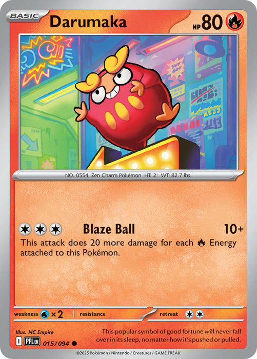 Darumaka (015/094) [Mega Evolution: Phantasmal Flames]