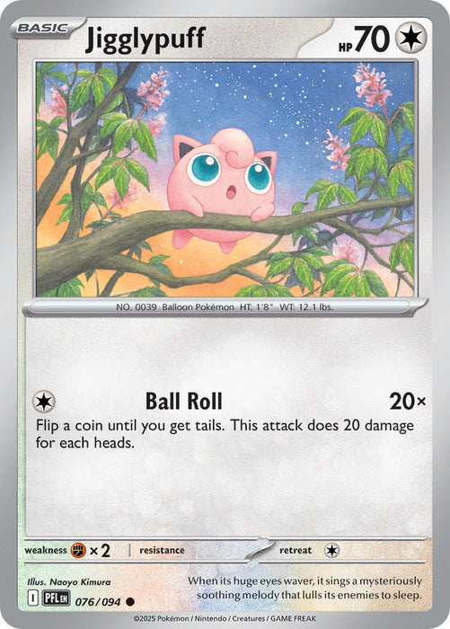 Jigglypuff (076/094) [Mega Evolution: Phantasmal Flames]