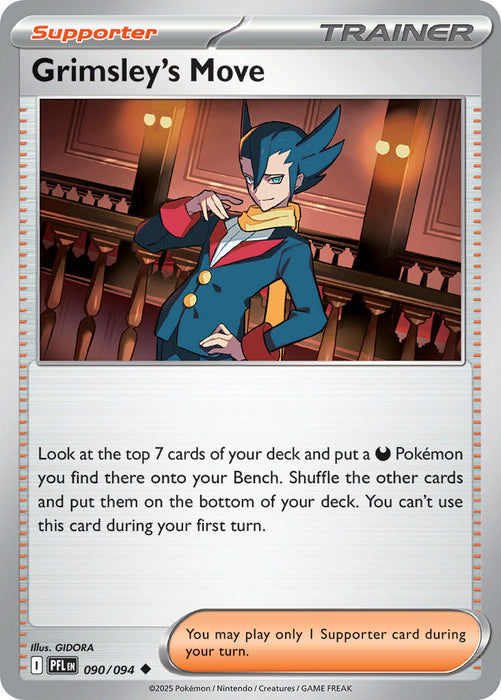 Grimsley's Move (090/094) [Mega Evolution: Phantasmal Flames]
