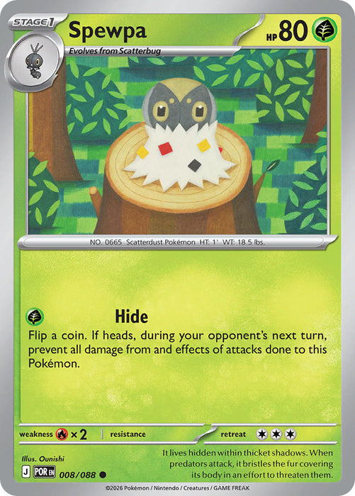 Spewpa (008/088) [Mega Evolution: Perfect Order]