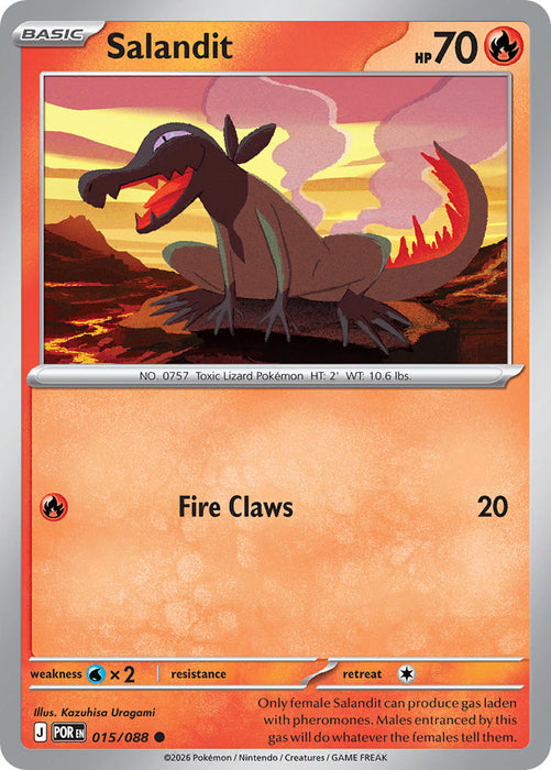 Salandit (015/088) [Mega Evolution: Perfect Order]