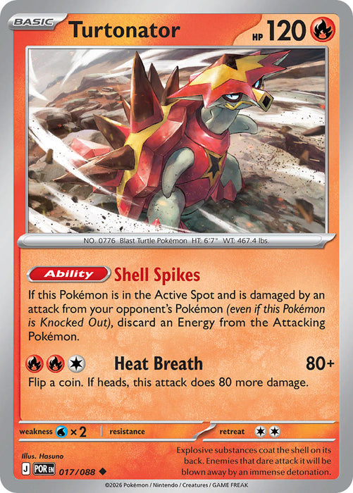 Turtonator (017/088) [Mega Evolution: Perfect Order]