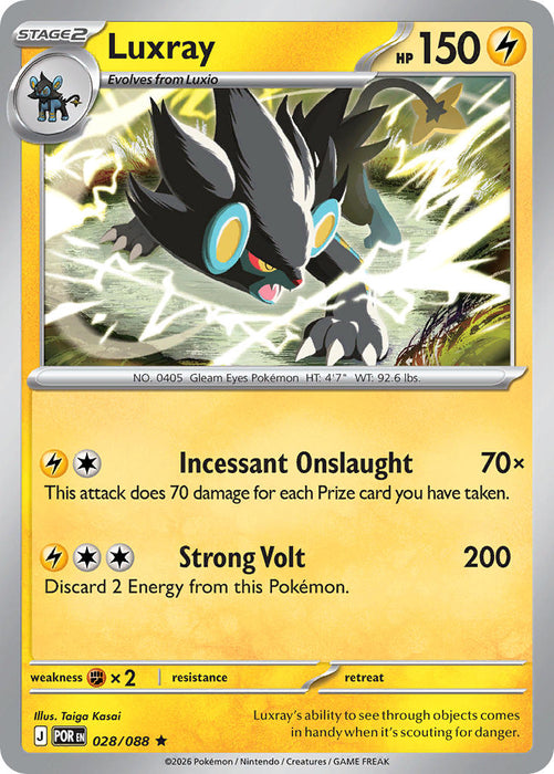 Luxray (028/088) [Mega Evolution: Perfect Order]