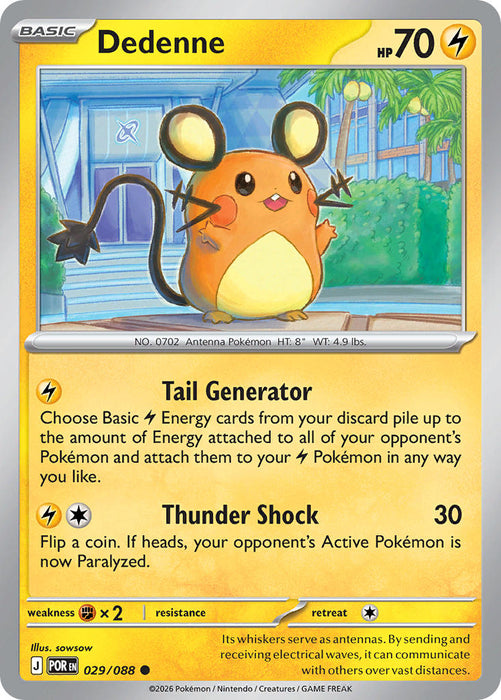 Dedenne (029/088) [Mega Evolution: Perfect Order]