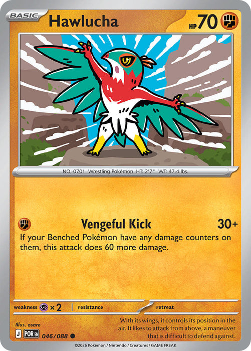 Hawlucha (046/088) [Mega Evolution: Perfect Order]
