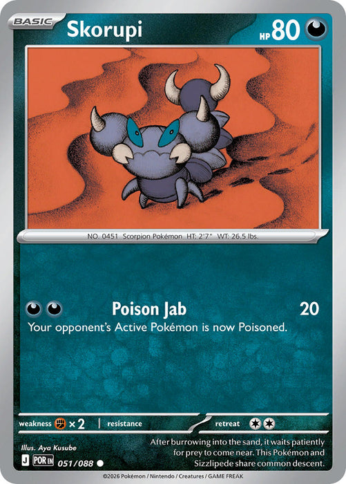 Skorupi (051/088) [Mega Evolution: Perfect Order]
