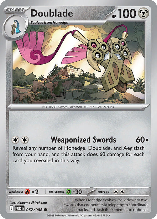 Doublade (057/088) [Mega Evolution: Perfect Order]