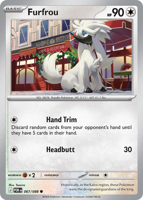 Furfrou (067/088) [Mega Evolution: Perfect Order]